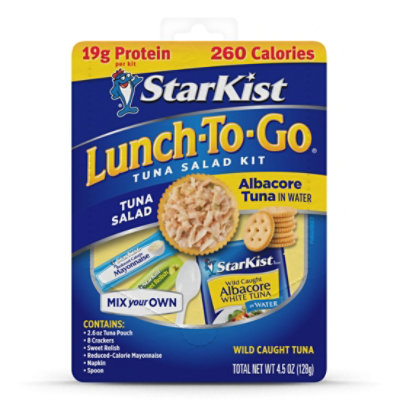 StarKist Lunch To-Go Mix Your Own Tuna Albacore in Water - 4.1 Oz - Image 1