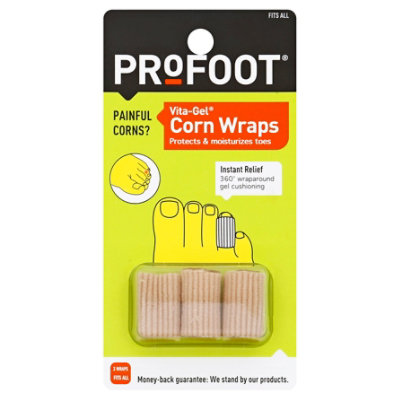 Profoot Vita Gel Corn Wraps - 3 Count