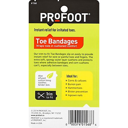 Profoot Toe Bandages - 3 Count - Image 3