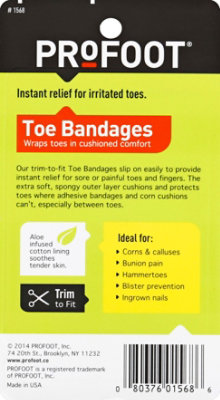 Profoot Toe Bandages - 3 Count - Image 3