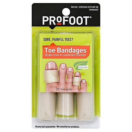 Profoot Toe Bandages - 3 Count - Image 1