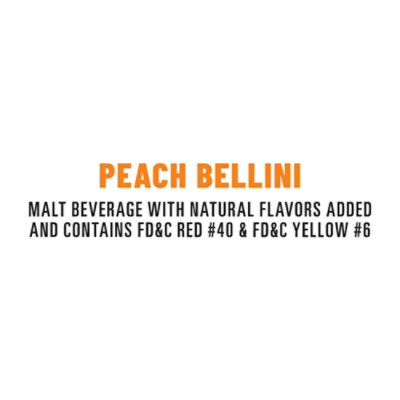 Seagram's Escapes Peach Bellini Bottles - 4-11.2 Oz - Image 3