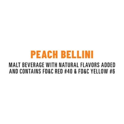 Seagram's Escapes Peach Bellini Bottles - 4-11.2 Oz - Image 4