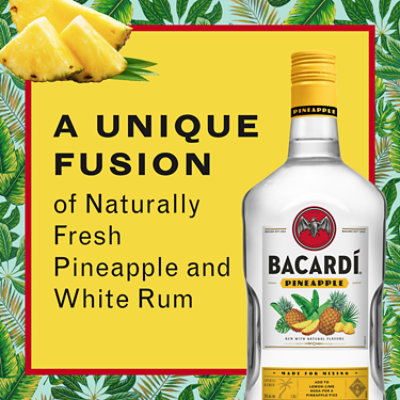 Bacardi Pineapple Gluten Free Rum - 1.75 Liter - Image 2