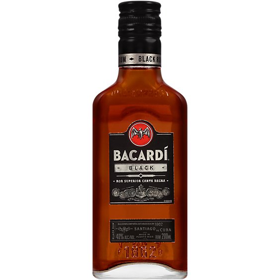 Bacardi Rum Black - 200 Ml