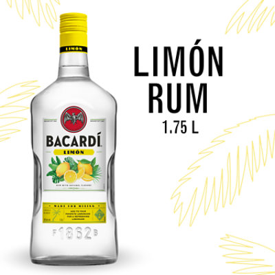 Bacardi Limon Gluten Free Rum - 1.75 Liter - Image 1