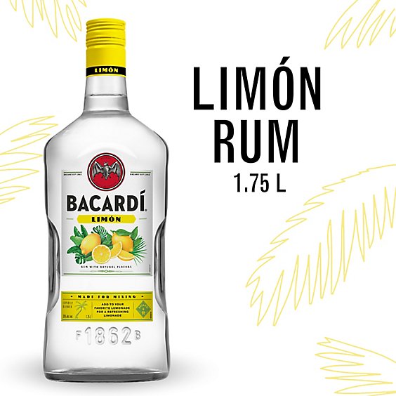 Bacardi Limon Gluten Free Rum - 1.75 Liter