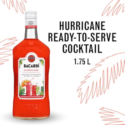 Bacardi Hurricane Party Drink Ready To Drink - 1.75 Liter