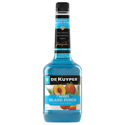 DeKuyper Schnapps Liqueur Island Blue Pucker Sweet & Sour 30 Proof - 750 Ml - Image 2