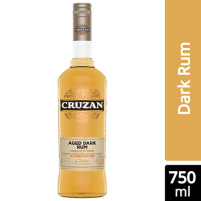 Cruzan Rum Aged Dark 80 Proof - 750 Ml - Image 1