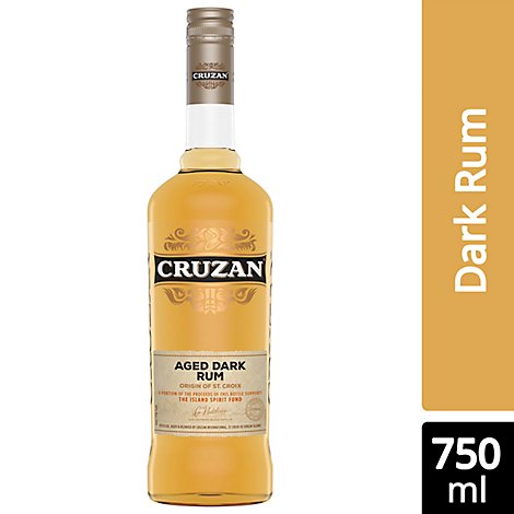 Cruzan Rum Aged Dark 80 Proof - 750 Ml