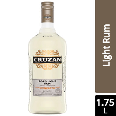 Cruzan Rum Aged Light 80 Proof - 1.75 Liter - randalls