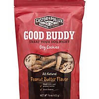 Castor & Pollux Good Buddy Dog Treats All Natural Cookies Peanut Butter Flavor Bag - 16 Oz - Image 2