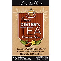 Laci Le Beau Tea Super Dieters Cinnamon Spice 15 Count - 1.32 Oz - Image 2