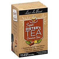 Laci Le Beau Tea Super Dieters Cinnamon Spice 15 Count - 1.32 Oz - Image 1