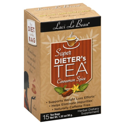 SENS DU BEAU NO.600ST 72g　３本 Laci Le Beau Tea Super Dieters Cinnamon Spice 15 Count - 1.32 Oz