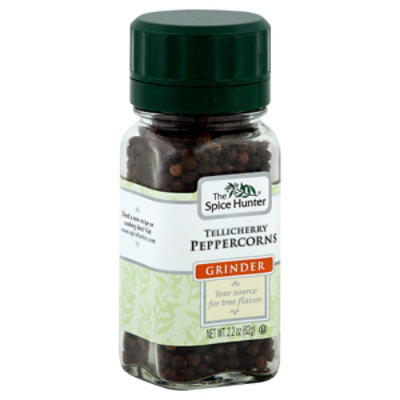 The Spice Hunter Grinder Tellicherry Peppercorns - 2.2 Oz