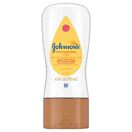 Johnsons Baby Oil Gel Shea & Cocoa Butter - 6.5 Fl. Oz. - Image 3