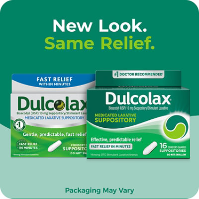 Dulcolax Medicated Stimulant Laxative Suppositories - 16 Count - Image 2