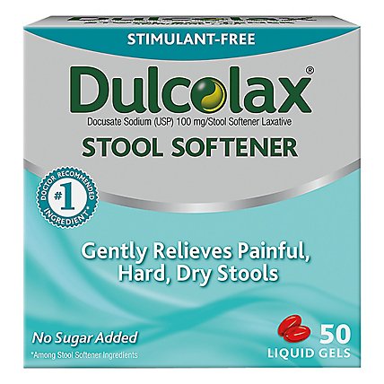 Dulcolax Stool Softener - 50 Count - Image 1