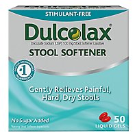 Dulcolax Stool Softener - 50 Count - Image 1