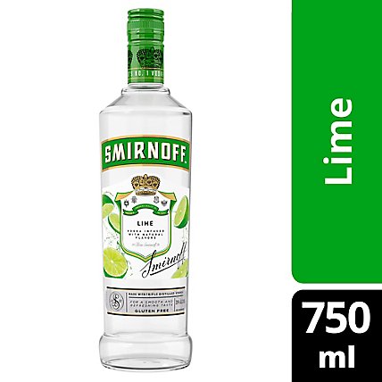 Smirnoff Vodka Lime Twist 70 Proof - 750 Ml - carrsqc Smirnoff Vodka Lime Twist 70 Proof - 750 Ml - carrsqc