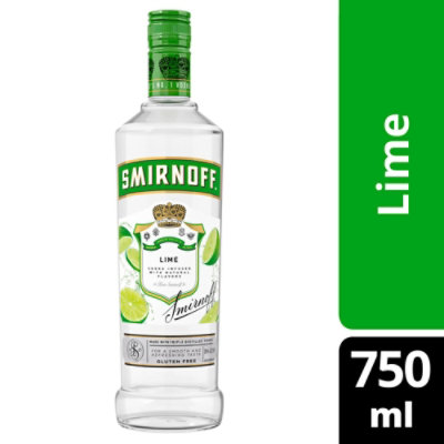 Smirnoff Vodka Lime Twist 70 Proof - 750 Ml - Image 1