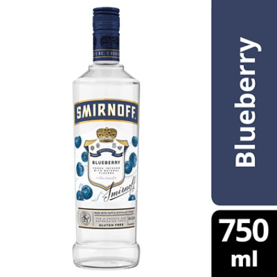 Smirnoff Blueberry Infused Vodka With Natural Flavor Bottle - 750 Ml - Image 1