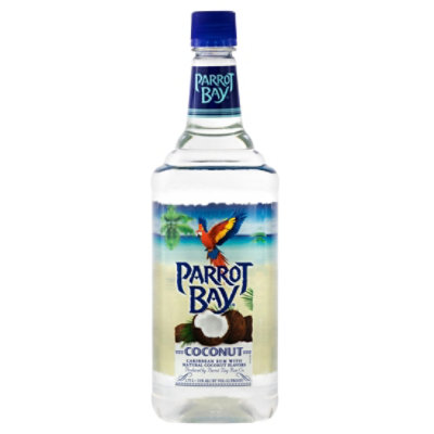 Parrot Bay Coconut Rum 42 Proof Plastic Bottle - 1.75 Liter - Image 1