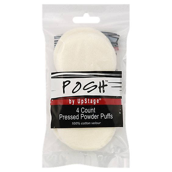 Div Posh Pressed Powder Puffs 4ct - 4Count