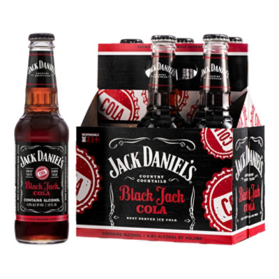 Jack Daniel's Country Cocktails Black Jack Cola In Bottles - 6-10 Oz - Image 1