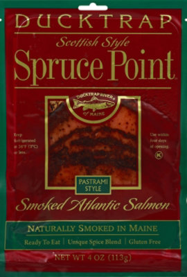Ducktrap Spruce Pt Salmon Atlantic Smoked Pastrami - Each - Image 2