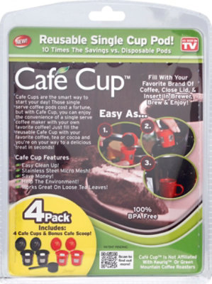 Cafe cup reusable single cup pod online