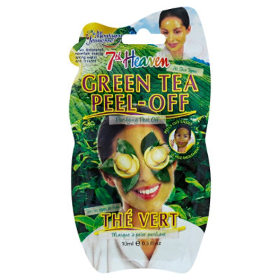 Montagne Jeunesse 7th Heaven Masque Peel Off Green Tea - .3 Oz - Image 1