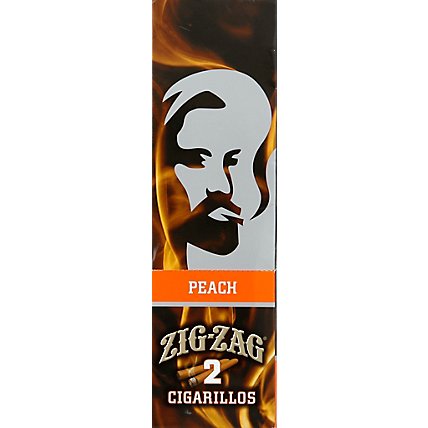 Zig Zag Peach Cigarillo - 2 Package - Image 2