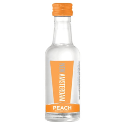 New Amsterdam Vodka Peach Flavored 80 Proof - 50 Ml - Image 1