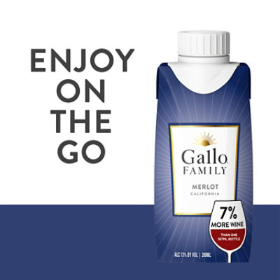 Gallo Family Vineyards Merlot Tetra - 4 - 200 Ml - Image 3