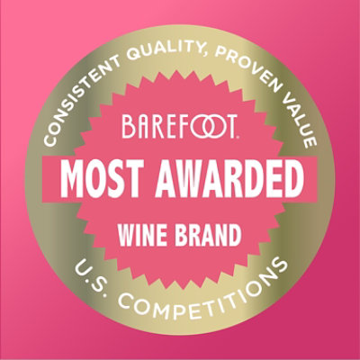 Barefoot Cellars White Zinfandel Wine -4-187 Ml - Image 4