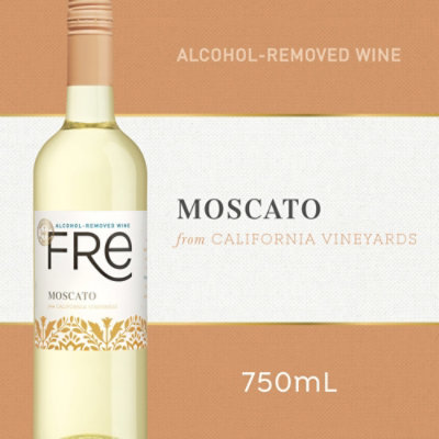 FRE Moscato White Wine Bottle - 750 Ml - Image 1