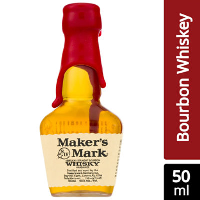 Makers Mark Kentucky Straight Bourbon Whisky 90 Proof - 50 Ml - Image 1