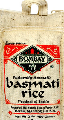 Bombay Rice Basmati White Sack - 2 Lb - Image 2