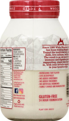 White Mountain Organic Premium Yogurt - 32 Oz - Image 6