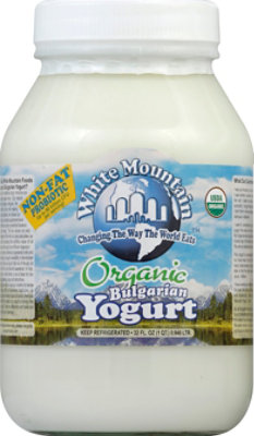 White Mountain Organic Bulgarian Non Fat Yogurt - 32 Fl. Oz. - Image 2