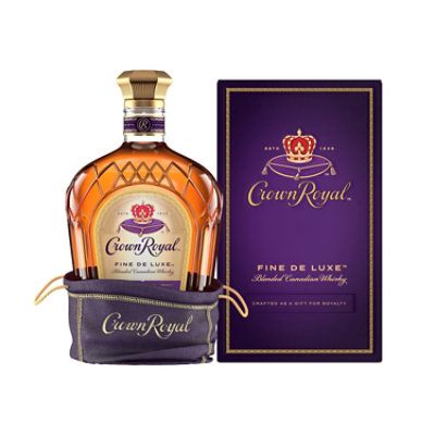 Crown Royal Fine De Luxe Blended Canadian Whisky - 1 Liter - randalls