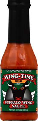 Wing-Time Sauce Buffalo Wing Mild Bottle - 12.75 Oz - Image 2