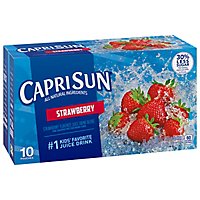 Capri Sun Strawberry Naturally Flavored Juice Drink Blend Pouches - 10-6 Fl. Oz. - Image 3