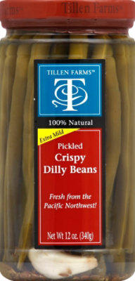 Tillen Farms Dilly Beans Pickled Crispy Extra Mild - 12 Oz - Image 2