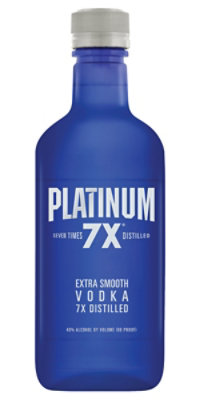 Platinum 7X Vodka 80 Proof In Traveler Bottle - 750 Ml - Image 1