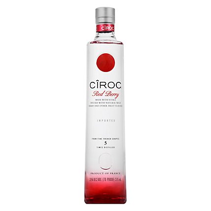 CIROC Vodka Red Berry 70 Proof - 375Ml - Image 1
