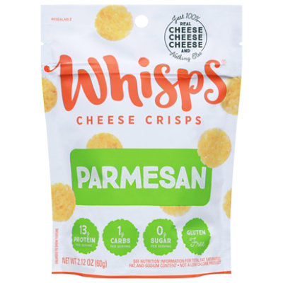 Cello Whisps Crisps Parmesan Cheese - 2.12 Oz